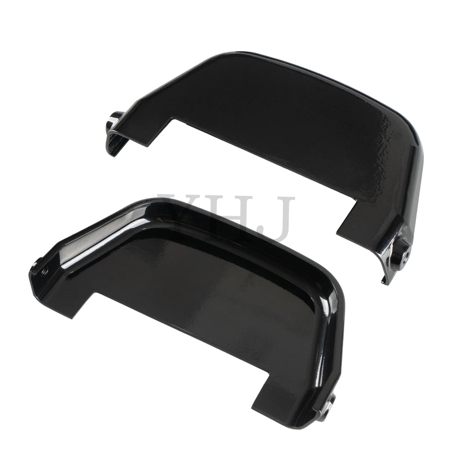 オートバイ後部乗客フットペグ床板カバーハーレーダビッドソンツーリングロードエレクトラストリートグライド-1999-2017-クローム-ブラック