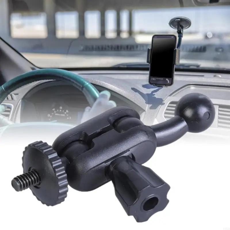 

Angle Adjustable 1/4inch to 17mm Ball Adapter Phone Mount Adapter 17mm Ball Head Bracket Adapter Tripod Mount Connector