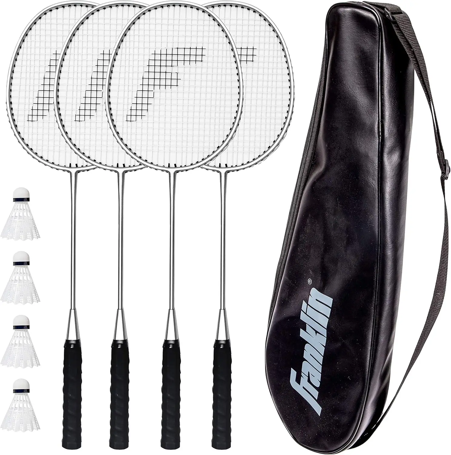 

Badminton Racket and Birdie Set for Kids and Adults - 2 to 4 Player Game Equipment