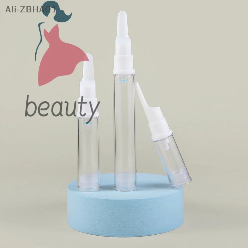 

Airless Vacuum Eye Gel Cream Empty Tubes 5/10/15ml Clear Foundation Dispenser Bottle Portable Travel Essence Sample Container