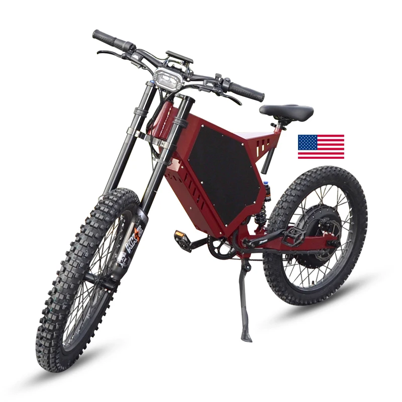 Modification Drop Shipping 20 Inch Electric Enduro Heavy Mountain Bike 48v 72v with 3000w 5000w Power Electric Bike Ebike