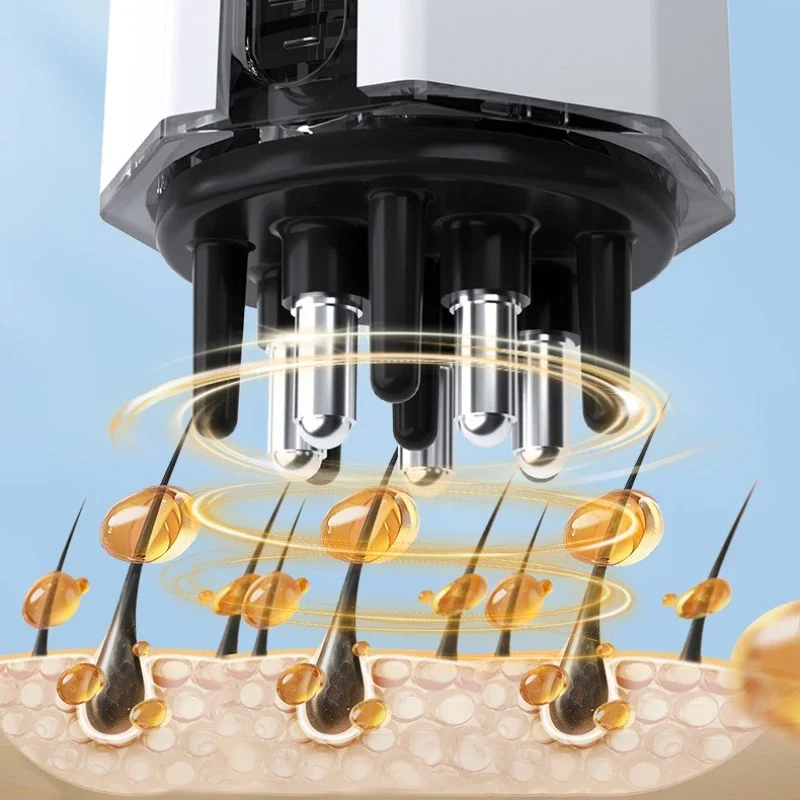 

Professional Scalp Applicator Multi-Functional Head Introduction Paste Gel Lotion Dosing Massager Combs Roller Ball Styling Tool