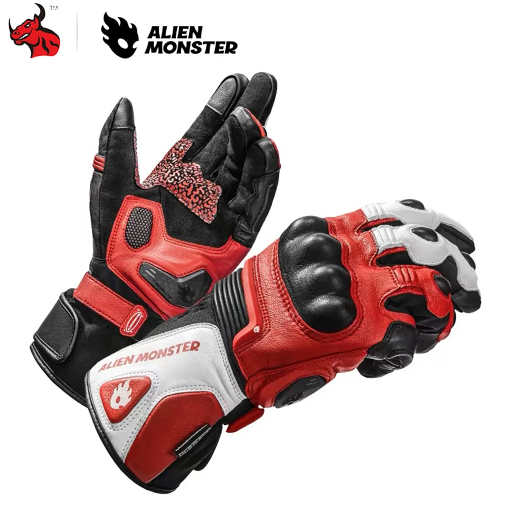 Gants de moto résistants à l'usure pour hommes, équipement de cyclisme, coupe-vent, froid, chaud, imperméable, rebond lent, CE