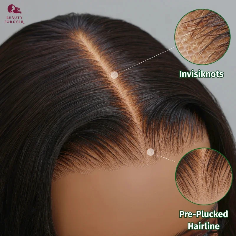Ombre Honey Blonde Glueless Human Hair Wig  Body Wave PrePlucked Wear Go Lace Wig Body Wave Brazilian Lace Front Human Hair Wig