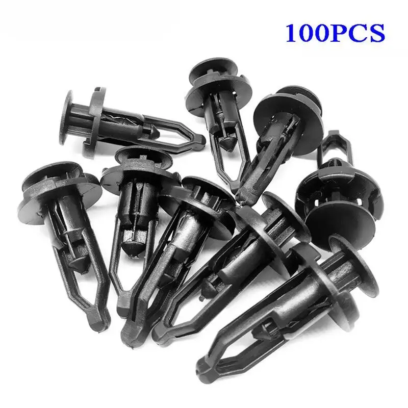 50/100 Pcs//200pcs Car Fastener Clips Fender Bumper Rear Cover Push-Type Clamp Plastic Fixed Clip Fasteners For Toyota 52161-160