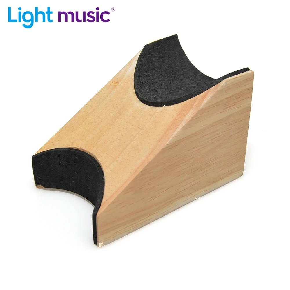 Guitar Neck Rest Support 2 Usage Height Electric Acoustic Bass Mandolin Guitar String Instrument Cleaning Holder Wood Base