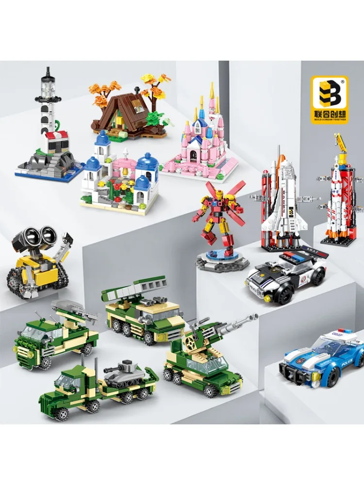 Lego – voiture de sport en boîte compatible amusante, puzzle pour enfants, blocs de construction assemblés sur le cerveau, jouets, vente en gros