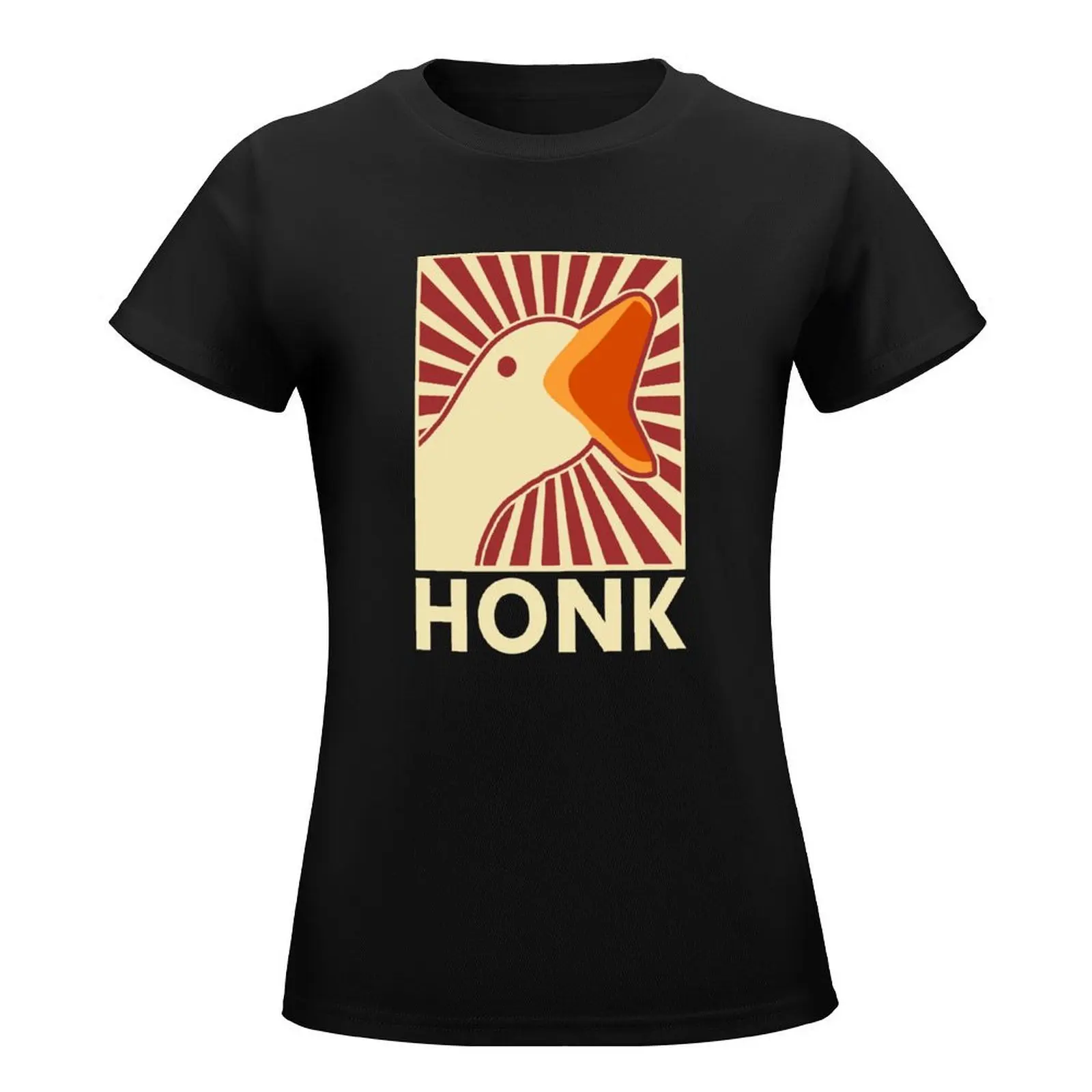 HONK - Retro Vintage T-Shirt kawaii clothes Aesthetic clothing anime clothes plus size tops t shirt Women