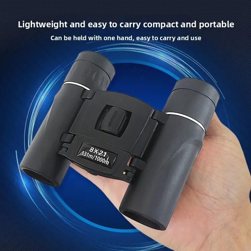 

8x21 HD Binocular Telescope - Low Light Night Vision Professional Optics for Outdoor Camping Hiking