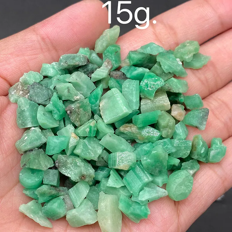 100% natural Emerald rough mineral specimens, jewelry beads, crystal ore