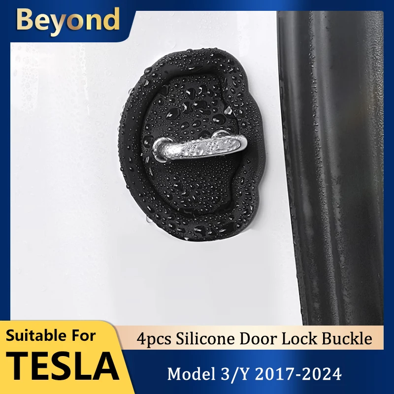 para-tesla-modelo-3-2024-fechadura-da-porta-protecao-fivela-capa-modelo-y-limite-da-porta-do-carro-a-prova-de-poeira-anti-ferrugem-tampa-2023-acessorios-automoveis