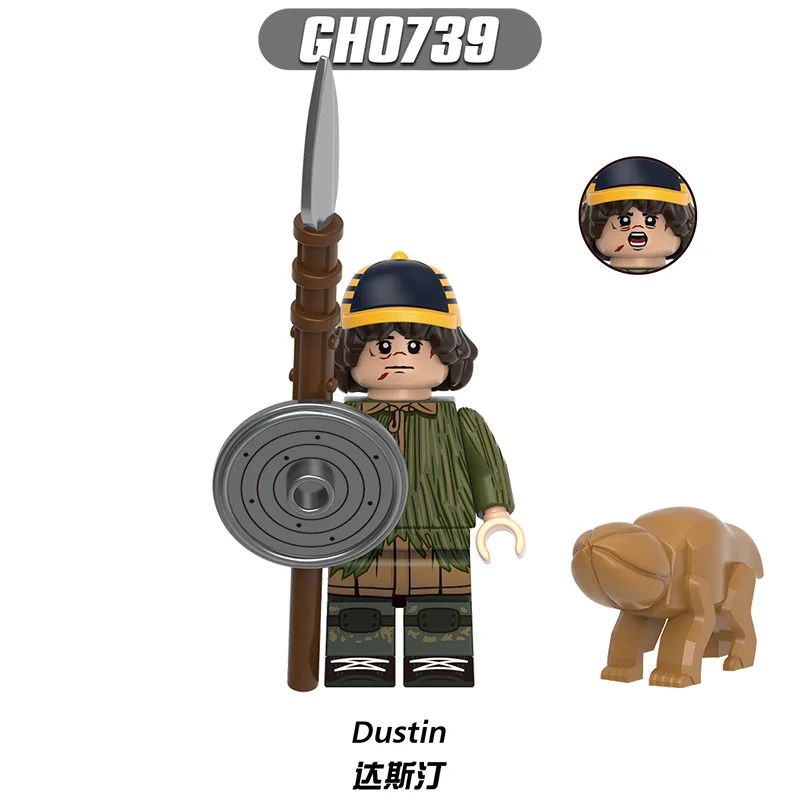 G0195 Blocs de construction assemblés sur le thème des séries cinématographiques et télévisées, jouets de puzzle, cadeau pour les passionnés de cinéma et de télévision, collection