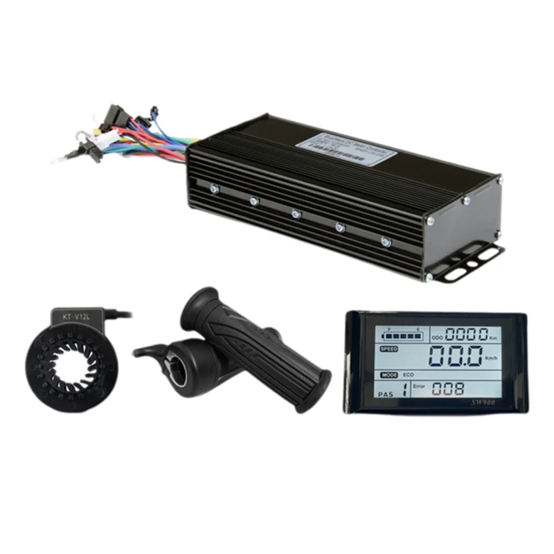 

A06F-SW900 Three Mode E-Bicycle Controller Set 35A 36V 48V 52V Sine Wave LCD Screen Display E-Bicycle Accessories