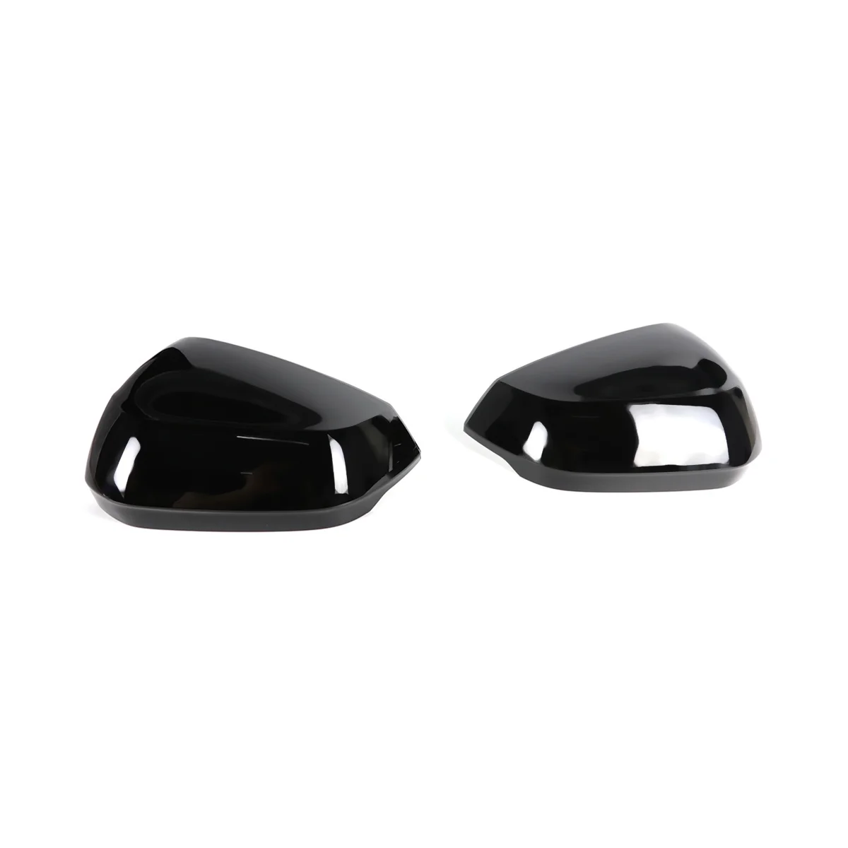 

Bright Black Car Side Door Rearview Mirror Cover Trim for Audi Q2 SQ2 Q3 RS Q3