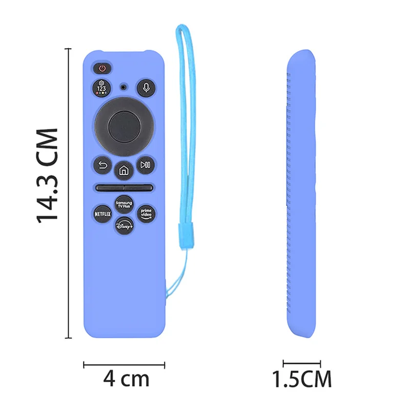 Protective Shock-Resistant Waterproof Silicone Sleeve Cover For Samsung 8K Neo QLED HDR Smart TV Remote Control