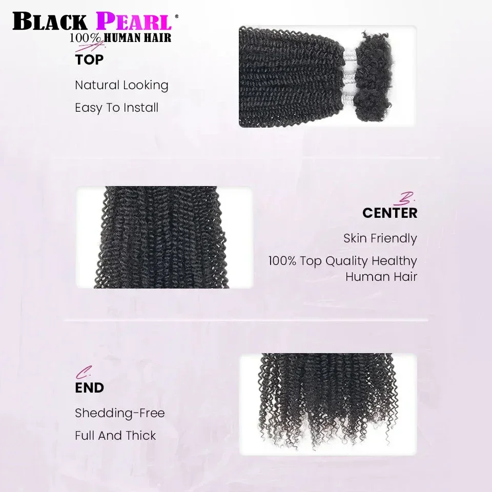 Bulk Human Hair Deep Wave For Braiding Deep Curly No Weft Brazilian Remy Hair Extensions Colored Natural/Ginger/Brown