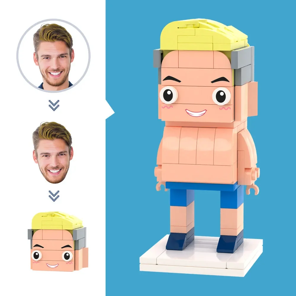 

Персонализированная фигурка-конструктор из блоков, очаровательный сувенир, модель-подарок для друзей, идеально подходит для украшения любых вечеринок