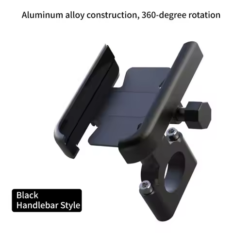 Aluminum Alloy Motorcycle Bike Bicycle Mobile Phone Holder for 4-7 inch Smartphone GPS Handlebar Mount Motorbike Accessories