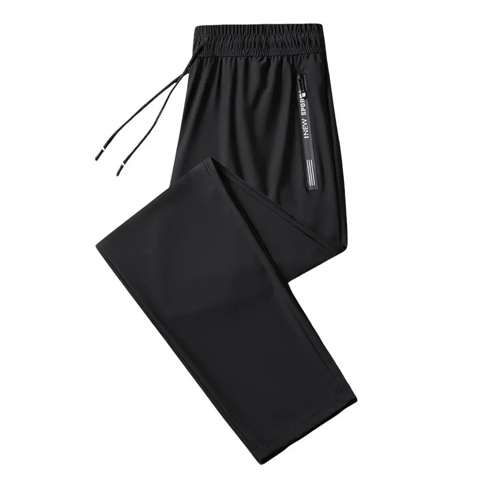 Men's Trousers Casual Solid Breathable Slim Straight Pants Male Joggers Thin Quick Dry Sweatpants Sports Pants Hiking Pants Men