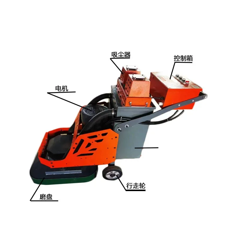 High Quality Easy-to-Operate Electric Concrete Square Plate Floor Grinder Industrial Grade with 630mm Grinding Head