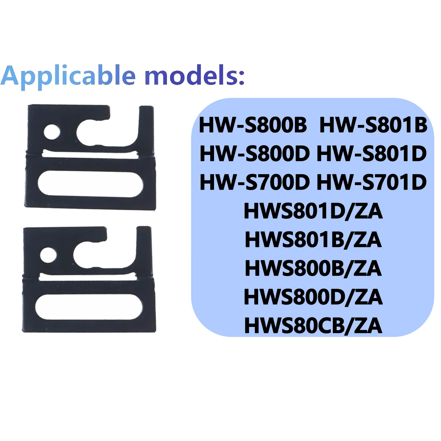 Nowy zestaw do montażu na ścianie soundbarów Samsung AH61-04227A AH82-02207A, przeznaczony do modeli HW-S800B, HW-S801B, HW-S800D, HW-S801D, HW-S700D. — zdjęcie produktu 2