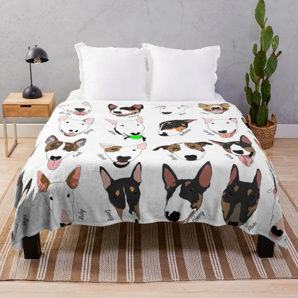 

Glasgow Bull Terrier Club Throw Blanket blanket lace Blanket for sofa soft bed blankets