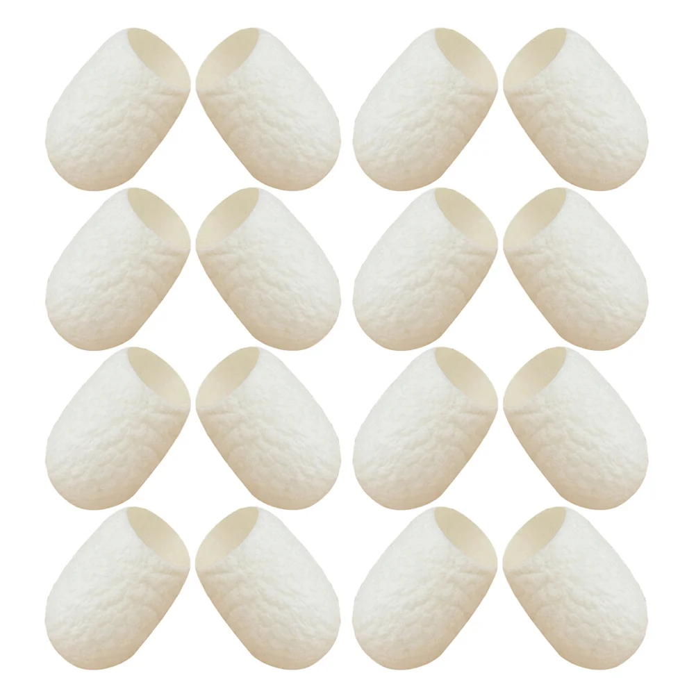 20 قطعة سرير الاصبع كرات دودة القز الطبيعية العناية بالوجه تنظيف البيج منظف الوجه تقشير لطيف الجلد أكثر سلاسة #3