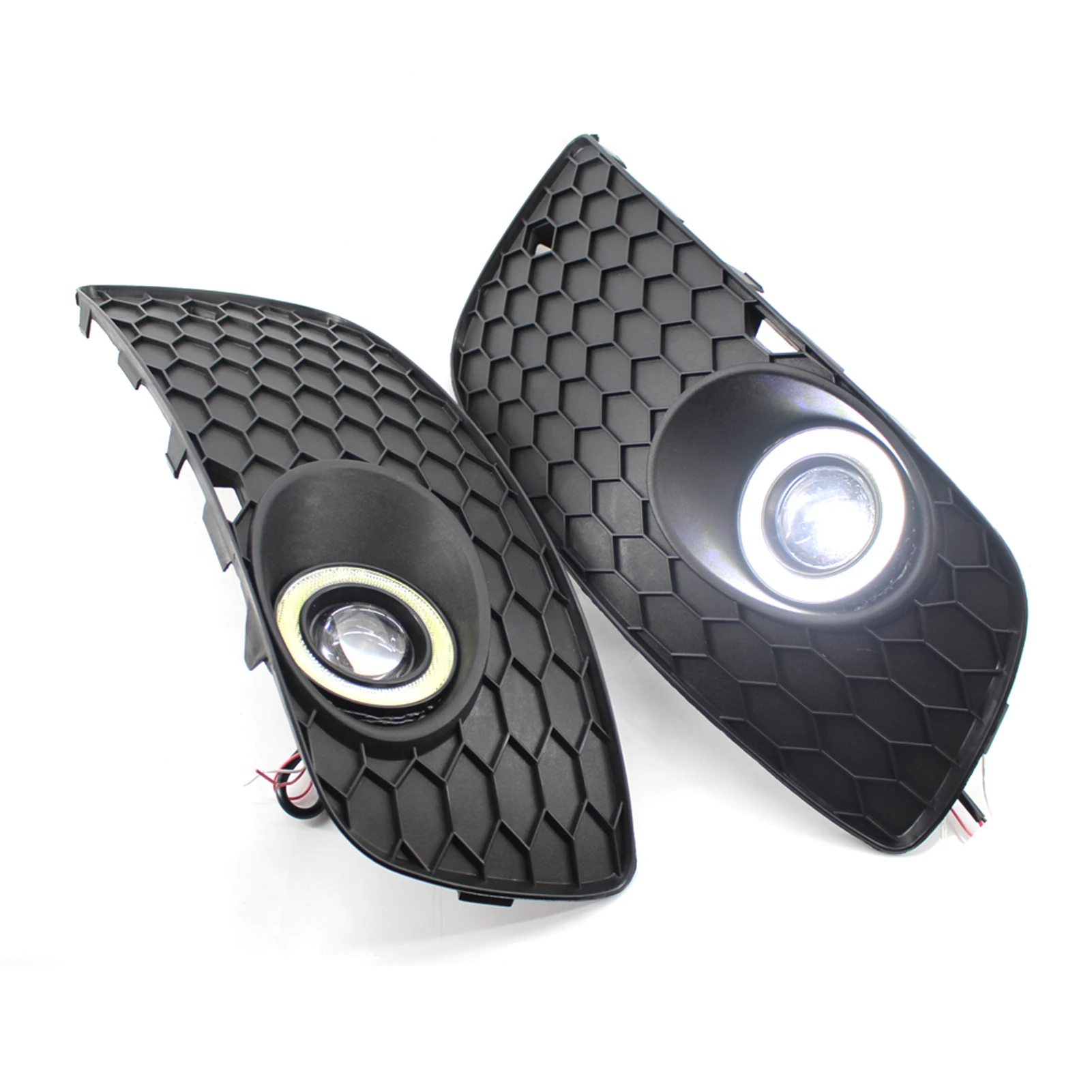 

Front Fog Angel Led Light Lamp Bumper Grille Cover Car Goods Replacement For VW Golf Jetta MK5 06 07 08 09