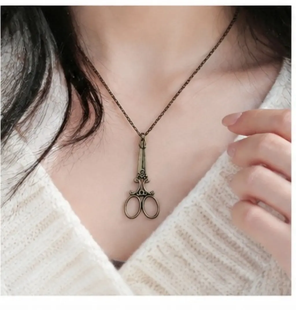 20Pcs Alloy Barber Scissor Pendants DIY Jewelry Making Charms for Necklace Bracelet Scrapbooking Keychain Alloy Pendant Charm