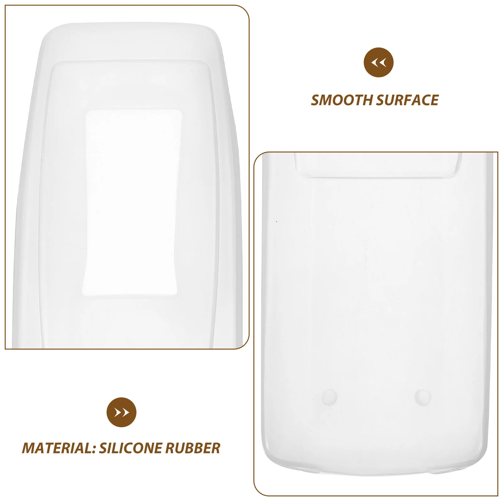 

Flexible Transparent Silicone Remote Protector Cover Oil Resistant for Air Condition Remote Controller Style C Protective