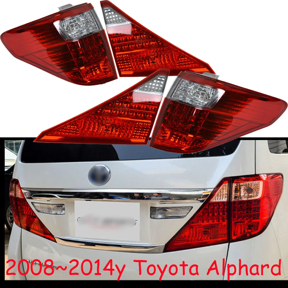 

1pcs car bumper tail light for Toyota Alphard taillight Taillamp 2008~2014y car accessories for Toyota Alphard fog lamp