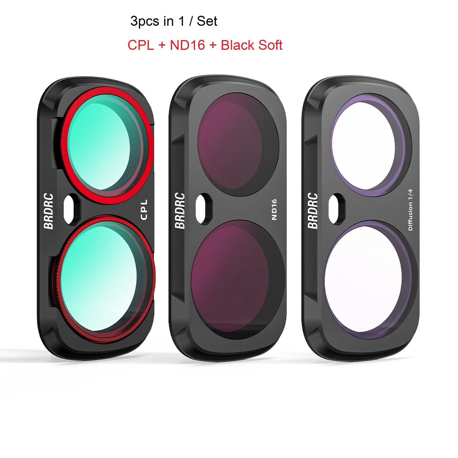 UV CPL LPR ND16 VND Lensfilter voor Insta360 Luna Ultra Zwart Zacht Filter Magnetische Quick-Swap Camera Accessoires