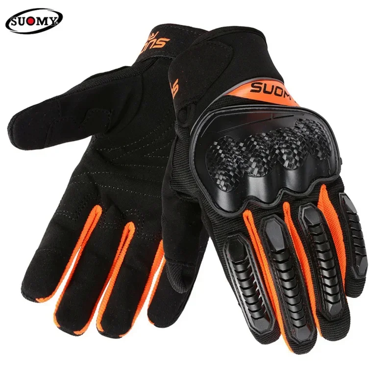 

Men Summer Motorcycle Racing Cycling Breathable Gloves Mesh Fabric Outdoor Motocross Protective Touchscreen Riding Accessories