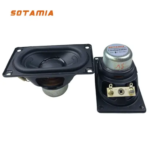 SOTAMIA 2Pcs 4580 미니 스피커 오디오 4 옴 20W 중저음 사운드 음악 스피커 JBL FLIP 6 용 DIY 휴대용 블루투스 스피커