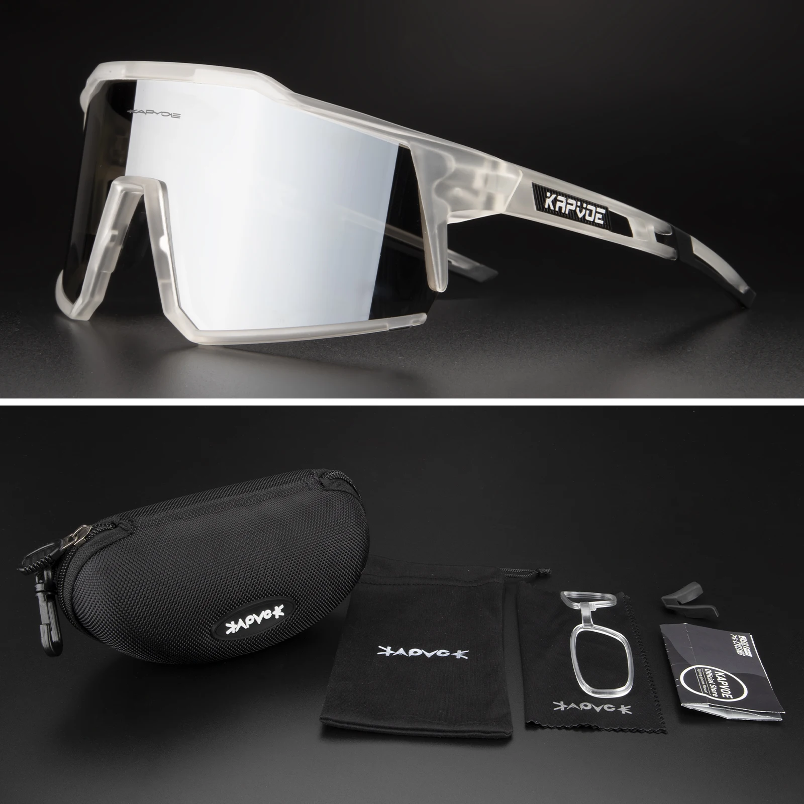 Kapvoe Sport Sunglasses Black 9