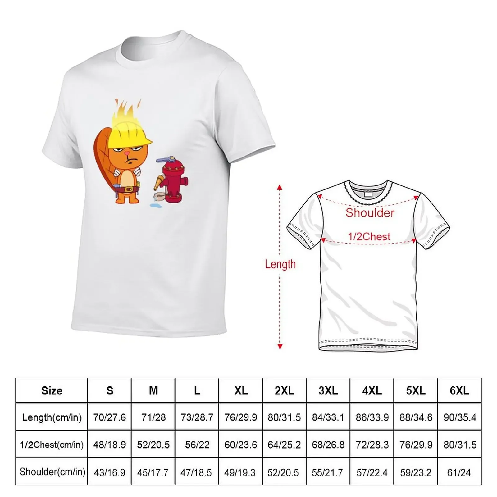 Happy tree Friends T-Shirt pour un garçon saint valentin boutique vêtements coton homme t-shirts nouvelle édition t-shirts pour hommes pack