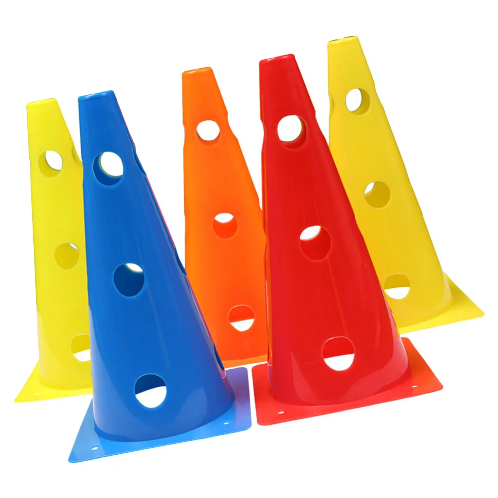 5 Pcs Bucket Marker Cone Soccer Cones Small Tool for Practice Roller Skating Markers Training Agility