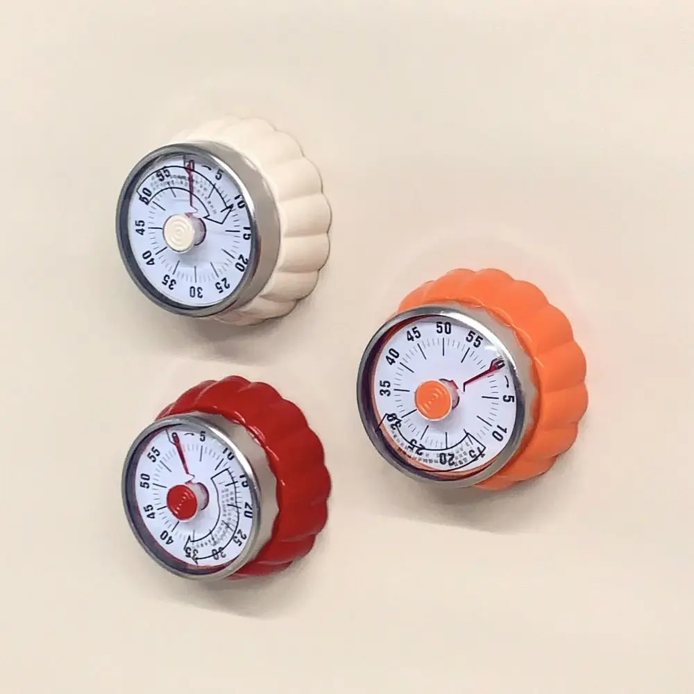 Magnetic Base Mechanical Kitchen Timer Visual Display Mechanical Operation Mechanical Manual Digital Timer No Battery Precision