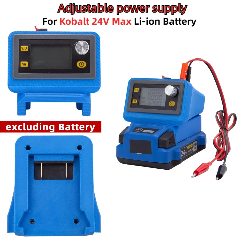

Portable CNC Adjustable Battery Power Supply DC Buck Boost Regulator FOR Kobalt 24V Max Low Profile Li-ion Battery(No Battery)