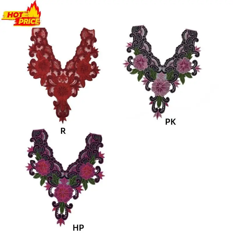 

Exquisites Craftsmanship Neckpiece Decorative Handmade Collar Appliques