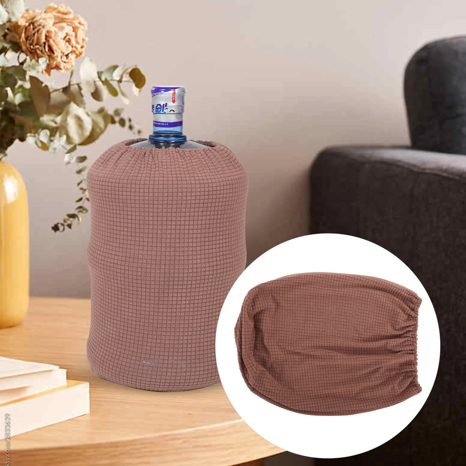 غطاء موزع المياه غطاء حماية مقاوم للبوليستر لواقي إبريق الماء المزخرف للمنزل والمكتب