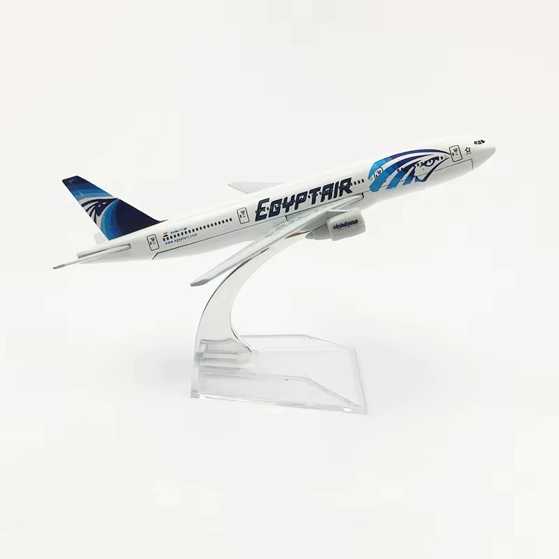 16cm Airlines Boeing B777 Airplanes Aircraft Plane Model Toys Metal Diecast