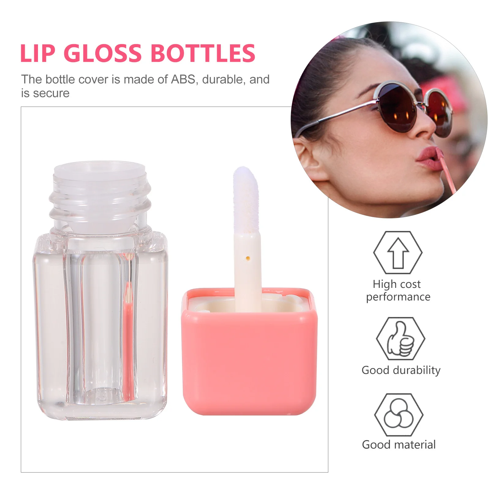 Tubes de baume vides rechargeables, récipient de brillant, pour bricolage, couleur des lèvres, articles de toilette de voyage, petites bouteilles, 10 pièces