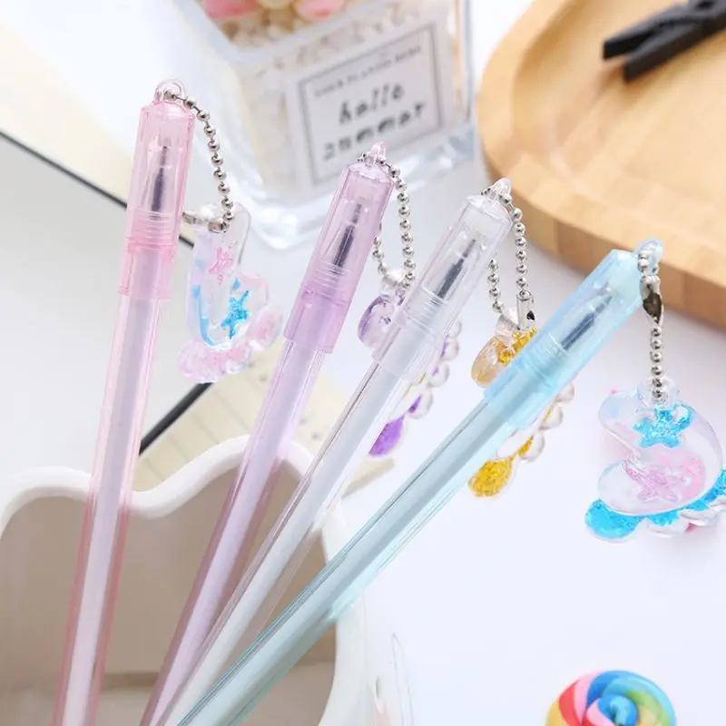 4 Pieces Stationery Pendant Gel Pen Cute Kawaii Creative Lovely Sweet Pens