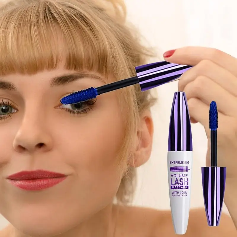 5d Mascara Verlenging Van Waterdichte Wimpers Oog Mascara Volume Met Zijden Vezels Borstel Wimper Make-Up Tool Cosmetica