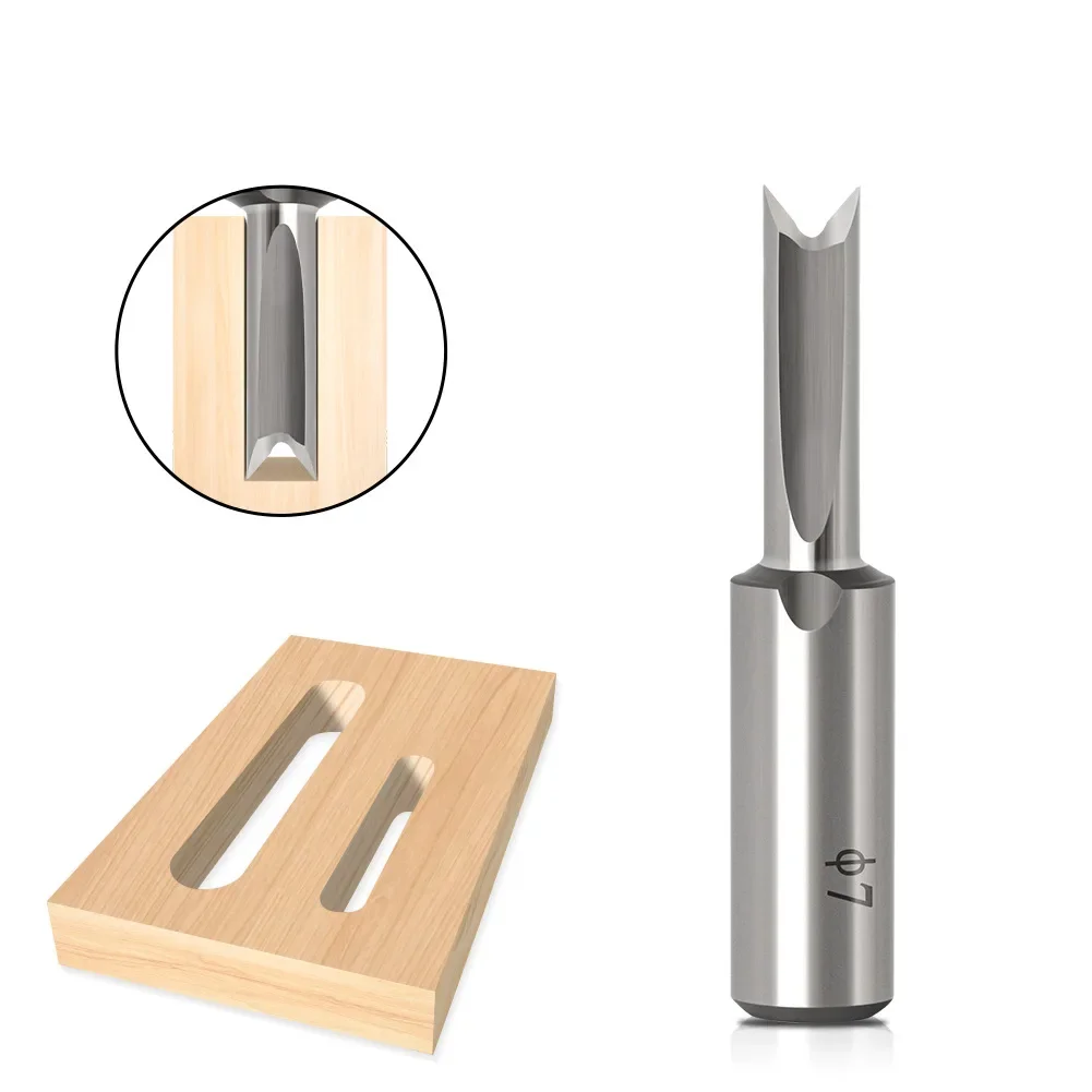 1 PC Woodworking Tenon Grooved Knife Mortise Eye Vertical Milling Dovetail Straight Keyhole Cutter