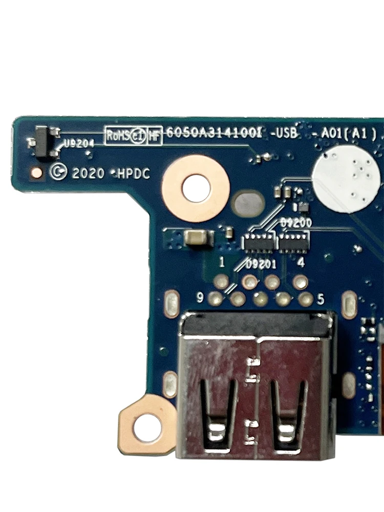 USB Audio Board com substituição do cabo, Acessórios para laptop, HP Elitebook 850 G7 850 G8 Zbook 15 Firefly G7 G8, 6050A3141001, Novo