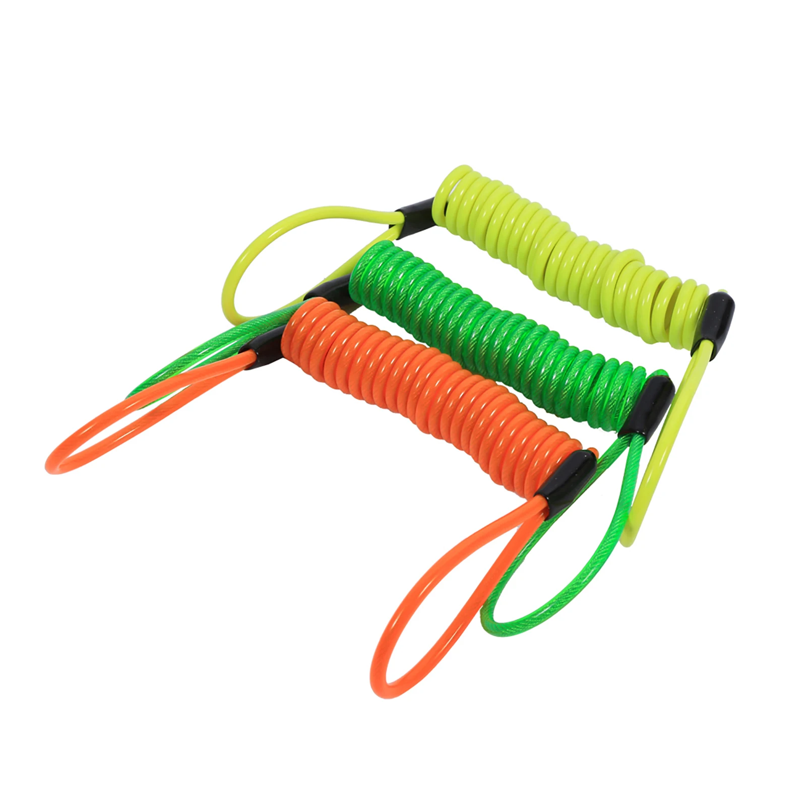 Disc Lock Cable Motorcycle Bike Alarm Disc Lock Antitheft Security Spring Reminder Coil Cable Disc Lock Spring Reminder Cable