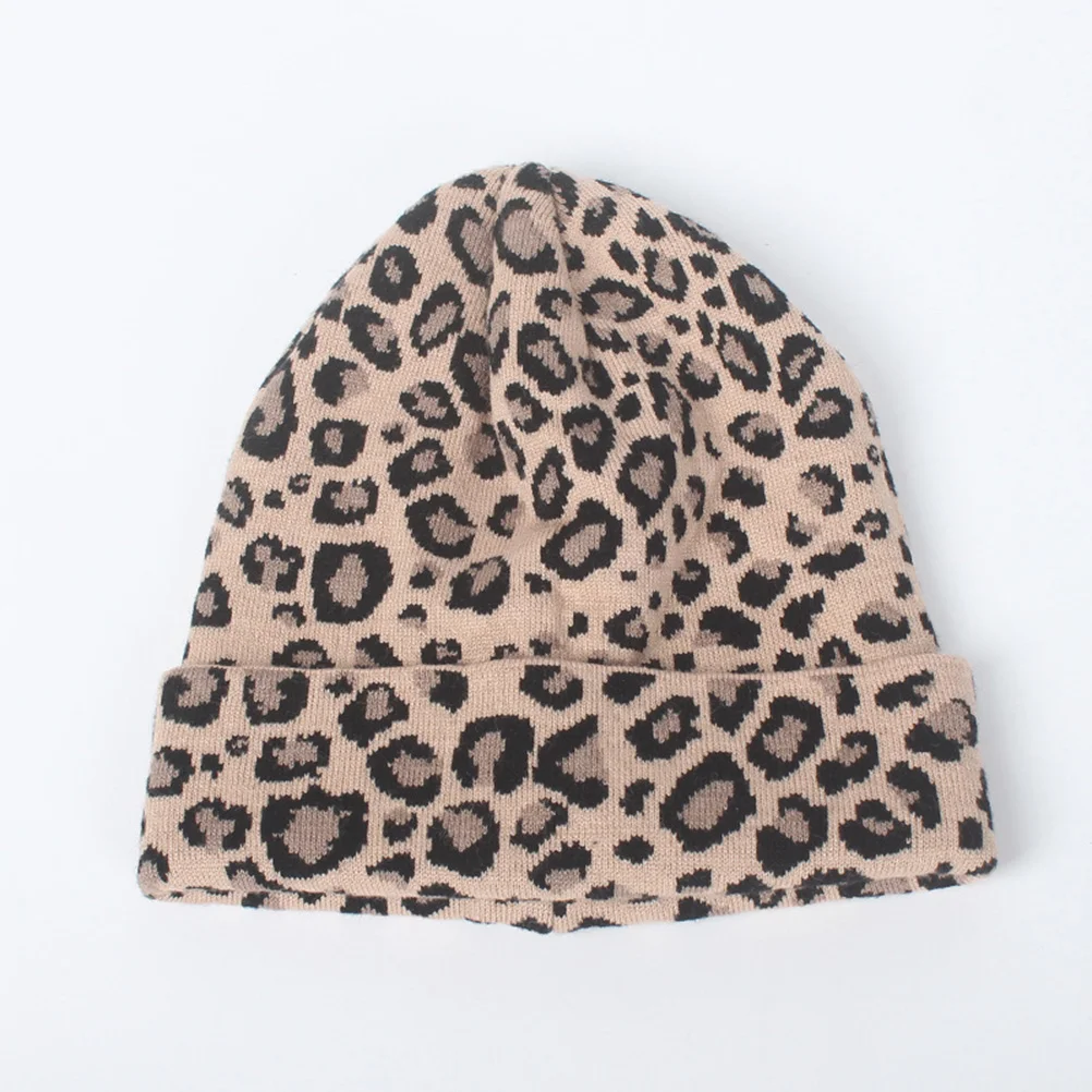 Gorro tejido de lana de camello para mujer, gorro de punto cálido a la moda para otoño, gorro tejido para mujer