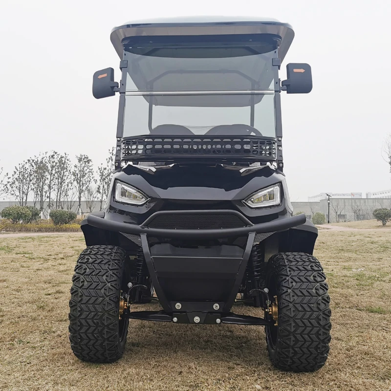 72 Volt Electric Golf Buggy Cart with Cargo Box Lithium Battery Powered Golf Cart